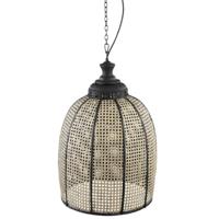 PTMD hanglamp bayu zwart/beige 60 cm | 2 stuks