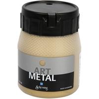 Schjerning Hobbyverf metallic, licht goud(5102), 250 ml/ 1 fles