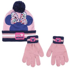 Minnie Mouse Disney winter set voor kinderen met muts en handschoenen