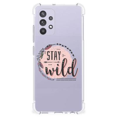 Samsung Galaxy A32 4G | A32 5G Enterprise Editie Stevig | Bumper Hoesje | Boho Stay Wild Samsung Galaxy A32 4G | A32 5G Enterprise Editie Stevig | Bumper Hoesje | Boho Stay Wild
