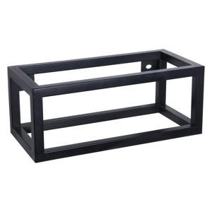 Differnz handdoekhouder voor fontein | mat zwart | 38.5 x 18.5 x 15.5 cm