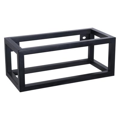 Differnz handdoekhouder voor fontein | mat zwart | 38.5 x 18.5 x 15.5 cm