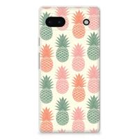 Google Pixel 6A | Siliconen Case | Ananas