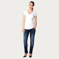 Noppies Zwangerschapsjeans Positiejeans Mena Plus Recht Dark Stone Wash