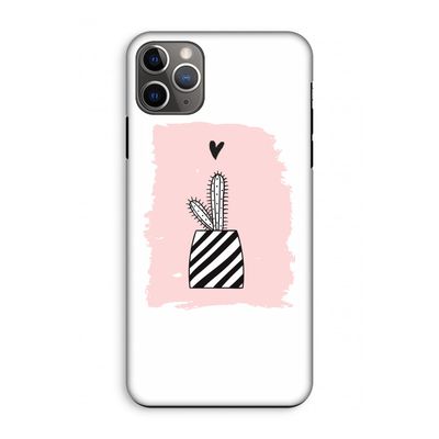 Zwart-wit cactus: iPhone 11 Pro Max Tough Case