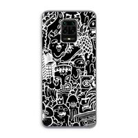 Vexx Black Mixtape: Xiaomi Redmi Note 9 Pro Transparant Hoesje