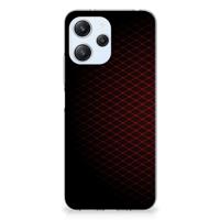 Xiaomi Redmi 12 4G | TPU bumper | Geruit Rood