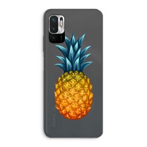 Grote ananas: Xiaomi Redmi Note 10 5G Transparant Hoesje