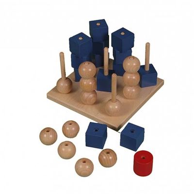 Houten 3 op een rij