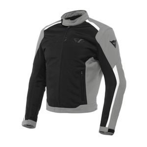 DAINESE Hydraflux 2 Air D-Dry Jacket, Doorwaai motorjas heren, Zwart-Donker Grijs