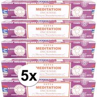 5x Nag Champa wierook Meditation 15 gram - thumbnail