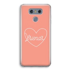 Friends heart: LG G6 Transparant Hoesje
