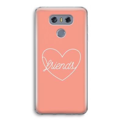 Friends heart: LG G6 Transparant Hoesje