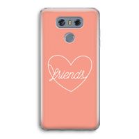 Friends heart: LG G6 Transparant Hoesje