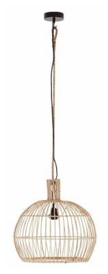 MUST Living Hanglamp 'Las Salinas' Rotan, 40cm, kleur Naturel