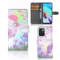 Xiaomi Redmi 10 | Telefoonhoesje | Met pasjeshouder | Bird