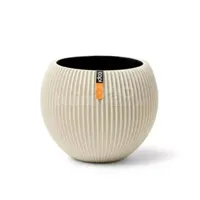Capi Bloempot Vaas Bol Groove Beige Ø29cm