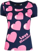 Love Moschino t-shirt imprimé à manches courtes - Bleu - thumbnail