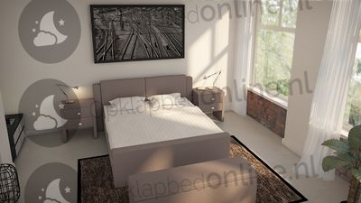 Elektrische boxspring 200 x 200 cm
