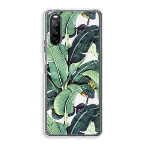 Bananenbladeren: Sony Xperia 10 III Transparant Hoesje