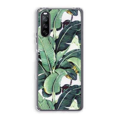Bananenbladeren: Sony Xperia 10 III Transparant Hoesje