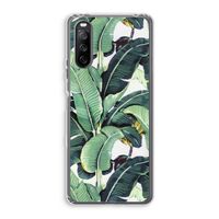 Bananenbladeren: Sony Xperia 10 III Transparant Hoesje
