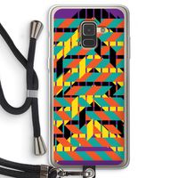 Skew Bee 2: Samsung Galaxy A8 (2018) Transparant Hoesje met koord