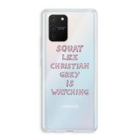 Christian Grey: Samsung Galaxy S10 Lite Transparant Hoesje