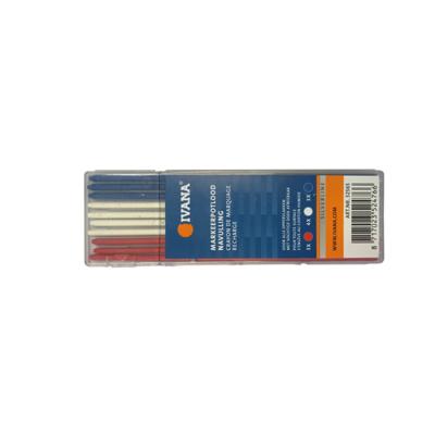 Ivana markeerpotlood navulling - wit [4st] - blauw [3st] - rood [3st]