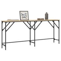 Wandtafel 180x29x75 cm bewerkt hout sonoma eikenkleurig - thumbnail