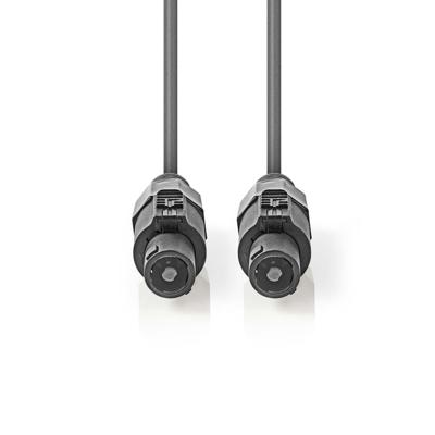 Nedis COTG16000GY100 Luidsprekerkabel 1,5 Mm&sup2; Luidspreker 2-pins Female - Luidspreker 2-pins Female 10 M Grijs