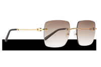 Jackie L ZO-0270A Biarritz Goud-bruin Nylon lens bruin