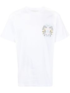 MOUTY t-shirt en coton à logo brodé - Blanc