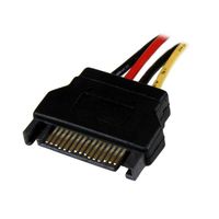 StarTech.com 30 cm SATA-naar-Molex LP4-voedingskabeladapter F/M - thumbnail