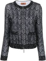 Missoni veste ornée de sequins à motif chevrons - Noir