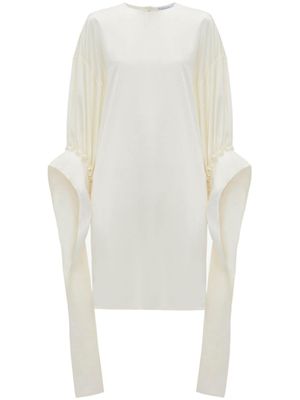 JW Anderson robe courte évasée à bretelles latérales - Blanc