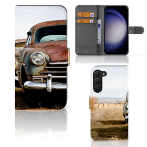 Samsung Galaxy S23 Plus Telefoonhoesje met foto Vintage Auto