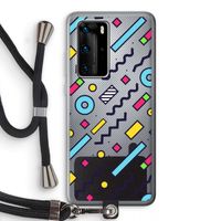 8-bit N°8: Huawei P40 Pro Transparant Hoesje met koord