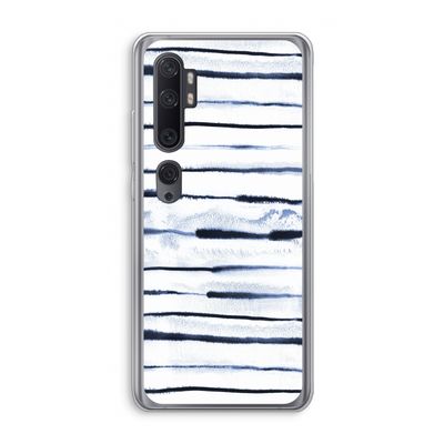 Ink Stripes: Xiaomi Mi Note 10 Transparant Hoesje