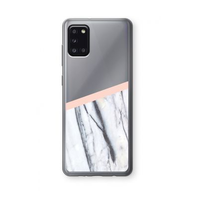 A touch of peach: Samsung Galaxy A31 Transparant Hoesje