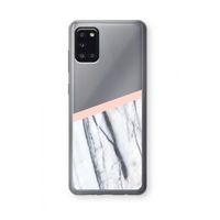 A touch of peach: Samsung Galaxy A31 Transparant Hoesje