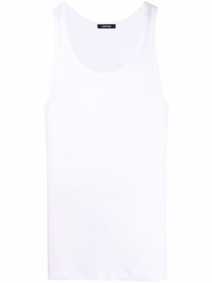 TOM FORD débardeur à coupe stretch - Blanc