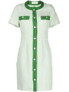 Giuliva Heritage robe en coton The Vera à carreaux - Vert