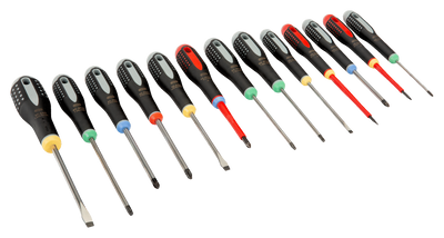 Bahco Schroevendraaierset XL | Gekleurd | BE-9875 - 13-delig