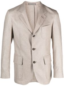 Corneliani blazer à simple boutonnage - Tons neutres