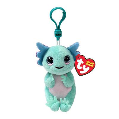 TY beanie bellies clip knuffel axolotl alex 10 cm