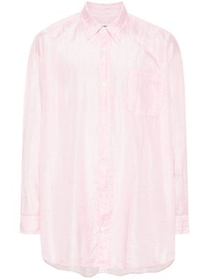 OUR LEGACY chemise à manches longues - Rose