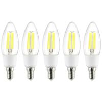 Sygonix SY-5781472 SMD LED-lamp Energielabel A (A - G) E14 2.2 W = 40 W Warmwit (Ø x h) 35 mm x 110 mm Filament / Retro-LED 5 stuk(s)