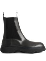 Burberry bottines chelsea en cuir - Noir