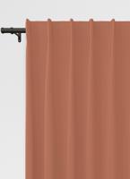 Renica gordijn - Burnt Orange met Enkele plooi